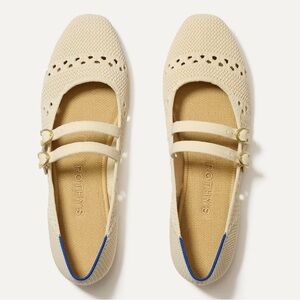 Rothy's - Double Buckle Mary Jane Powder Crochet